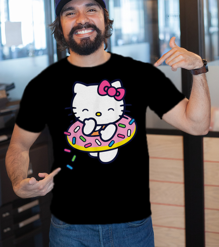 Hello Kitty Donut Floaty With Sprinkles Summer T-Shirt
