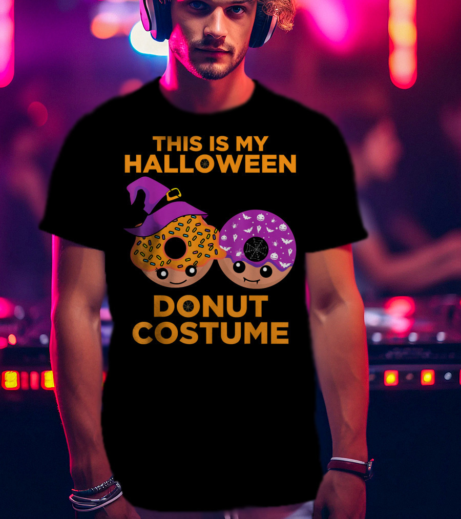 This Is My Halloween Donut Costume T-Shirt