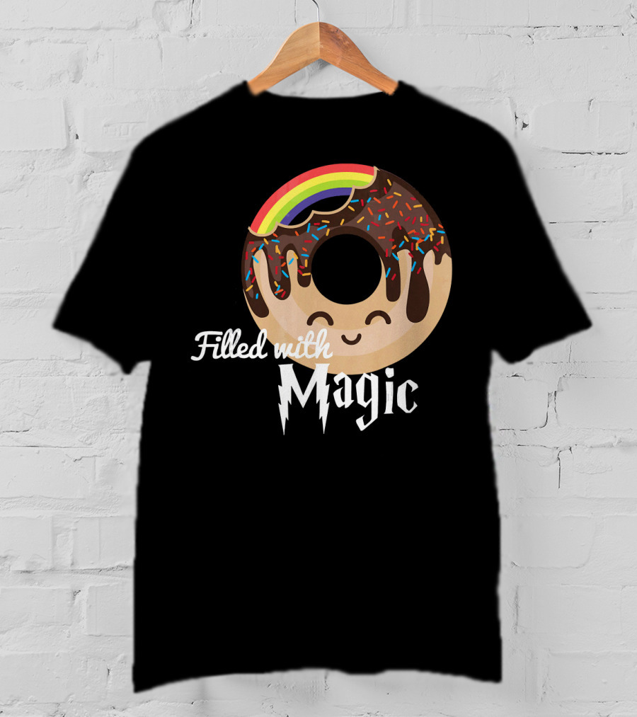 Magic Rainbow Choc Donut Filled With Magic T-Shirt