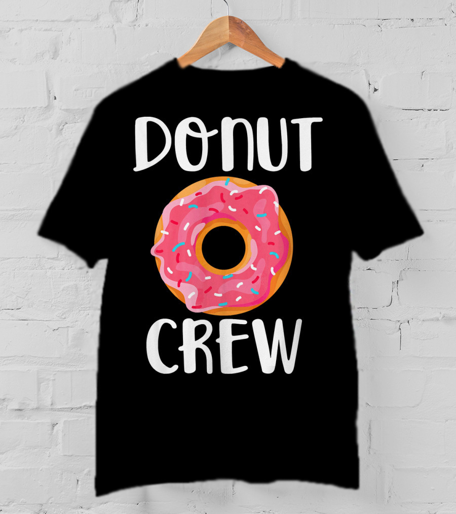 Donut Crew Doughnut Birthday Party T-Shirt