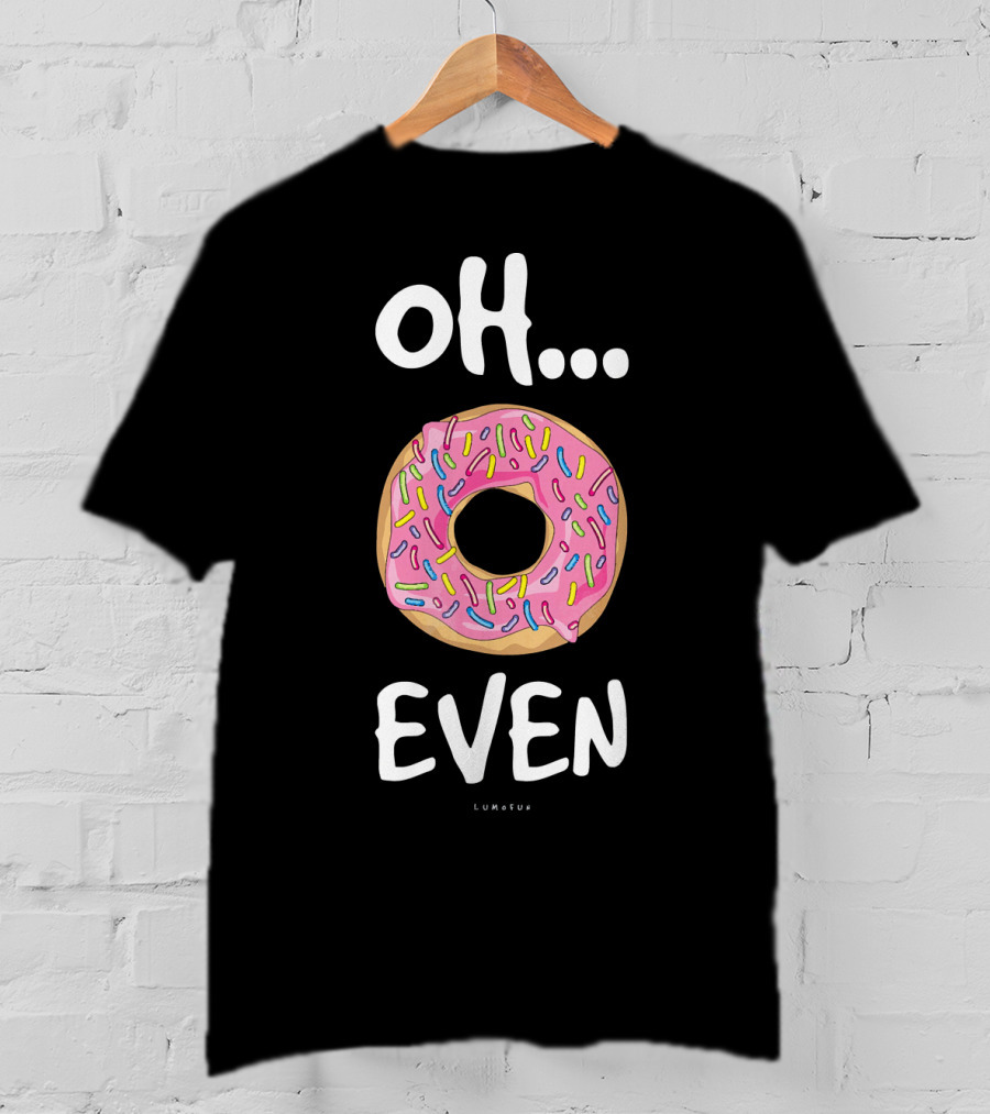 Oh Donut Even Lumatuu Sprinkled Doughnut T-Shirt
