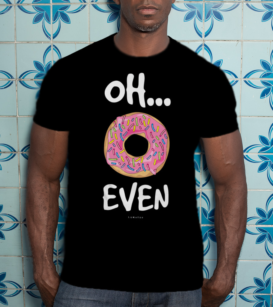 Oh Donut Even Lumatuu Sprinkled Doughnut T-Shirt