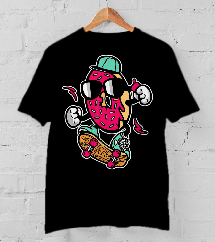 Skateboard Donut Urban T-Shirt
