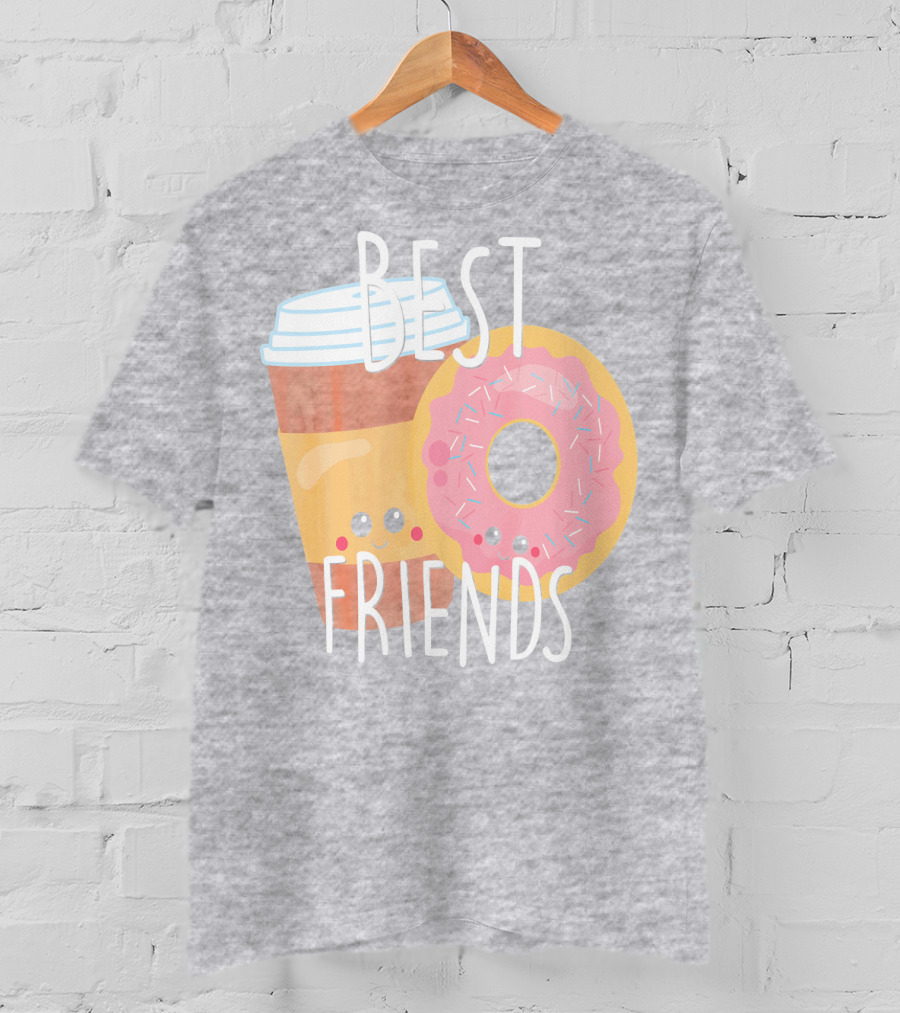Best Friends Coffee And Donut Perfect Pairing T-Shirt