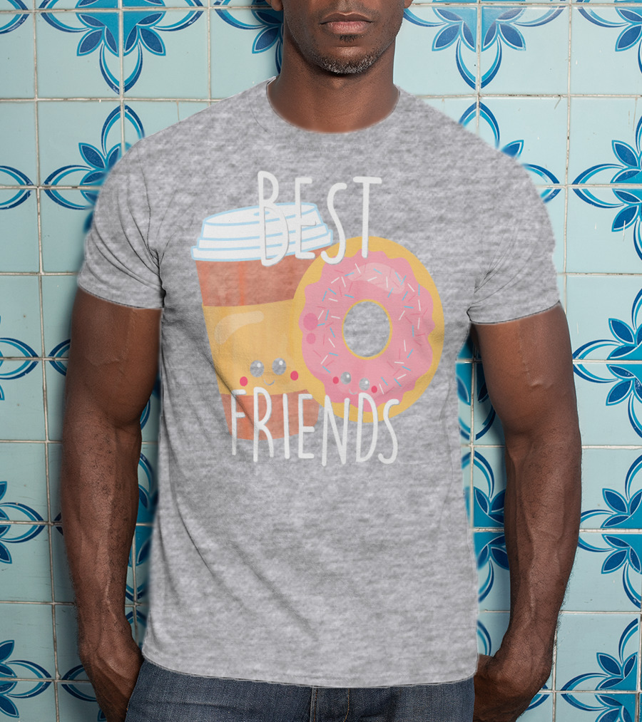 Best Friends Coffee And Donut Perfect Pairing T-Shirt