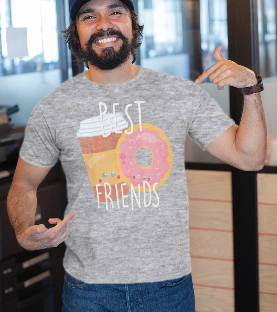 Best Friends Coffee And Donut Perfect Pairing T-Shirt