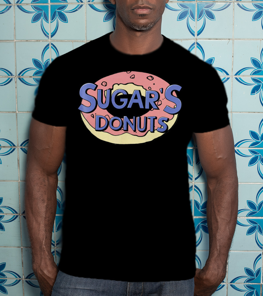 Marvel Captain Marvel Sugar's Donuts Grap Donut T-Shirt