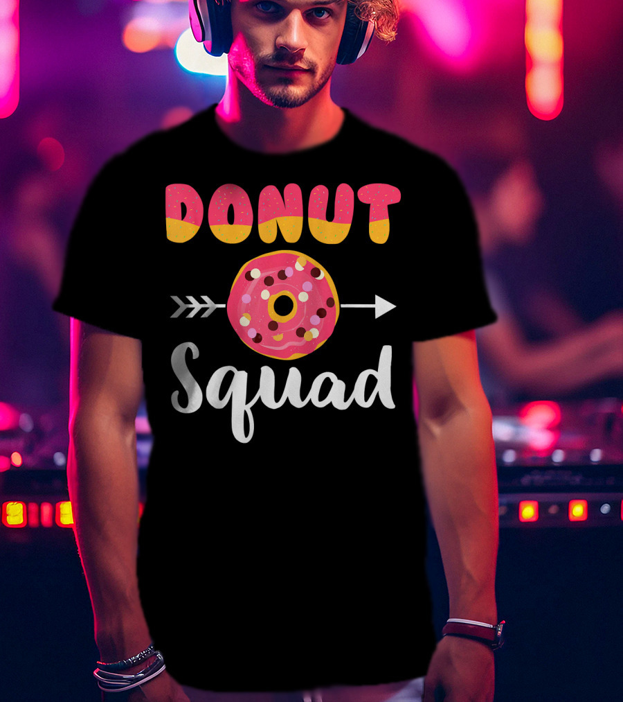 Donut Squad Funny Donut Lover Party T-Shirt