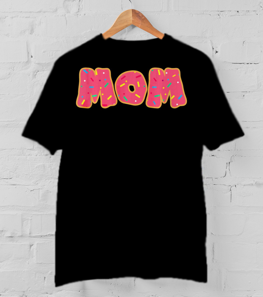 Funny Donut Sprinkle MOM T-Shirt