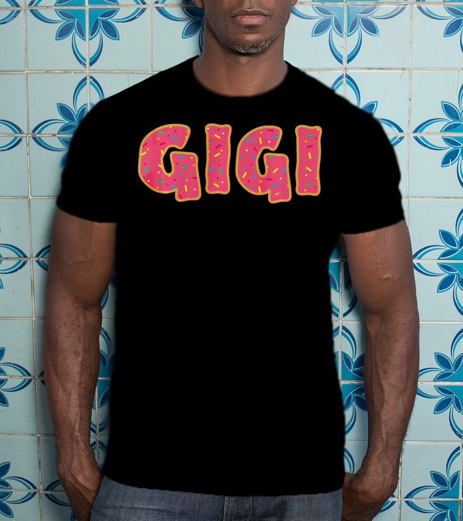 Gigi Donut Sprinkle Grandma T-Shirt