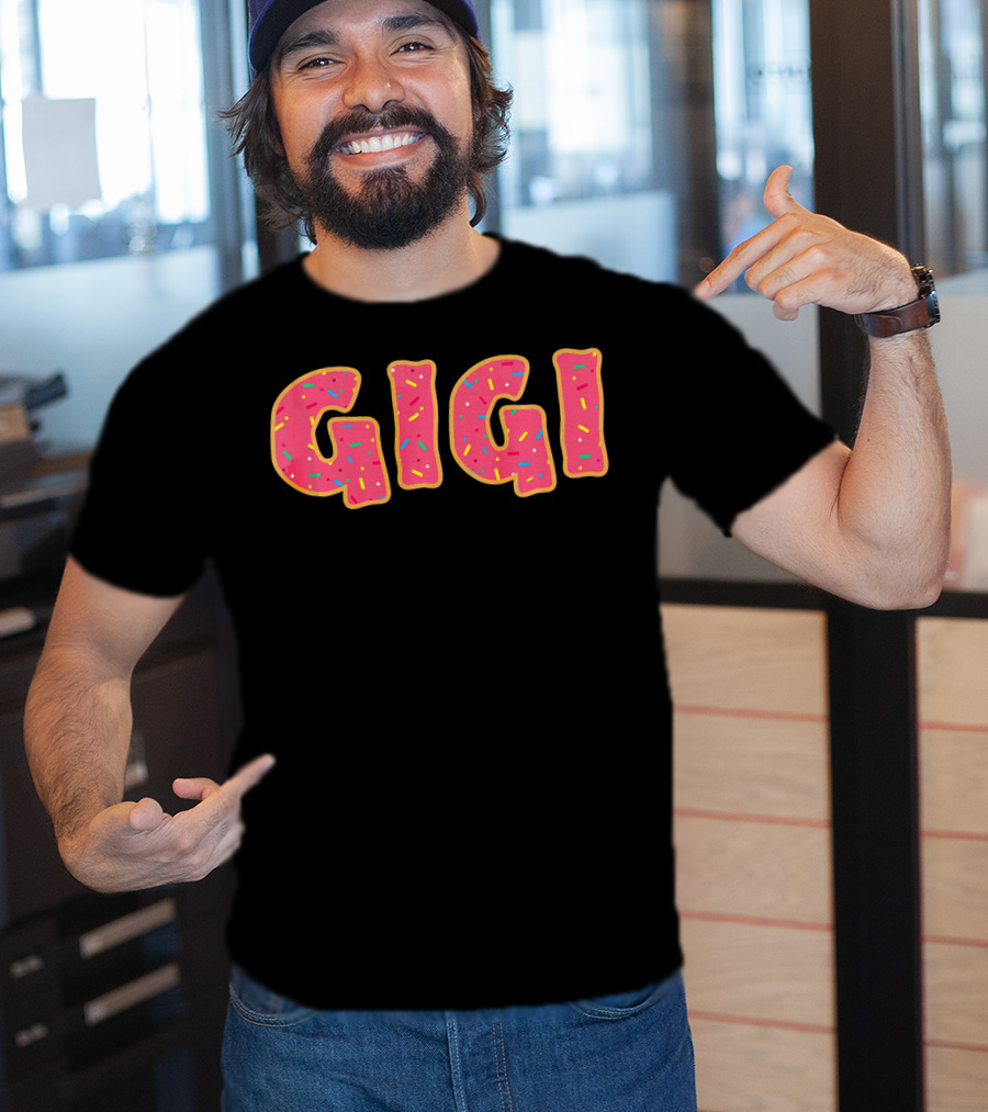 Gigi Donut Sprinkle Grandma T-Shirt