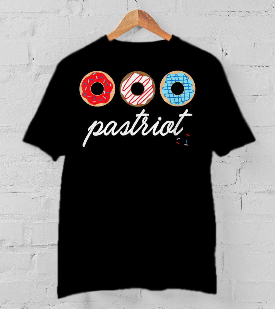 USA Pastriot Donuts Red White Blue T-Shirt