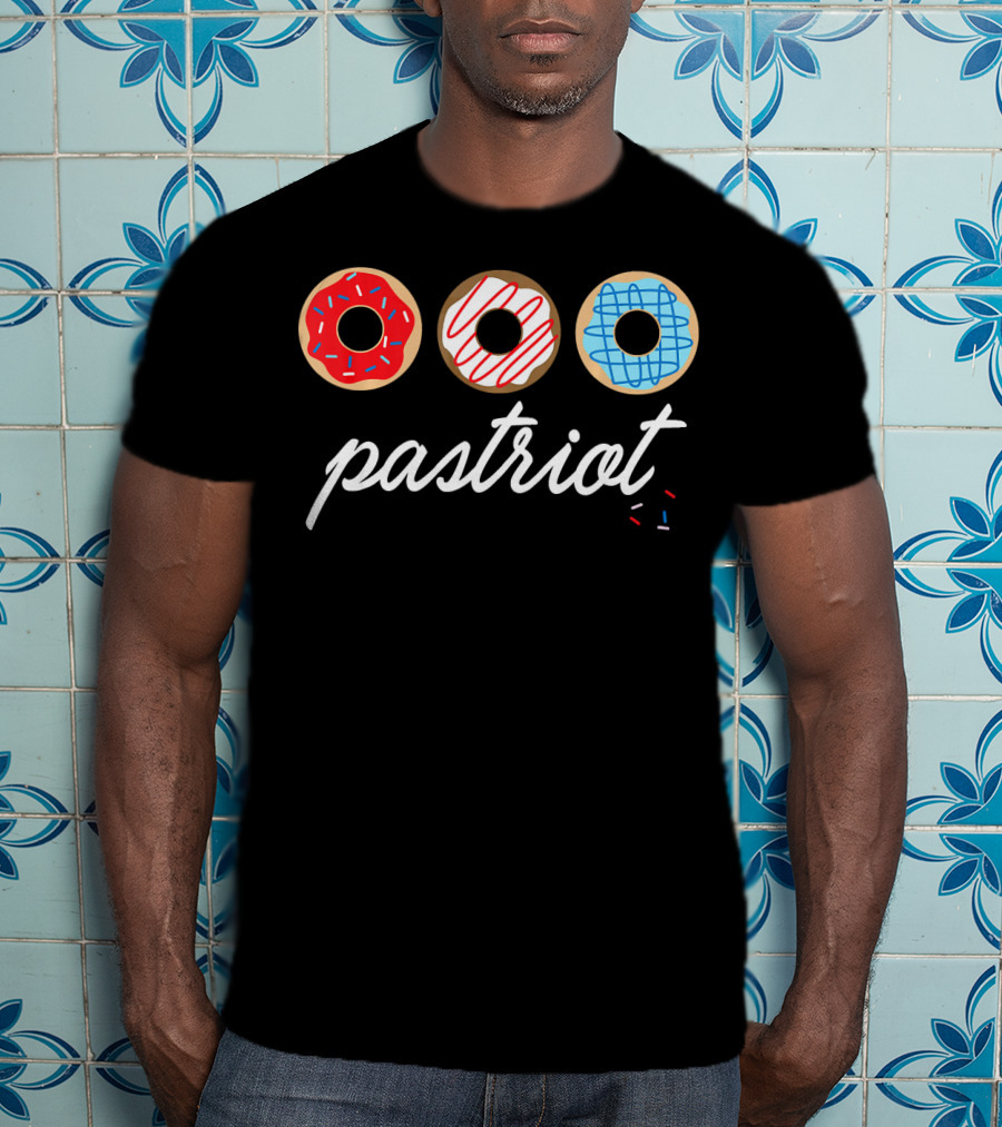 USA Pastriot Donuts Red White Blue T-Shirt