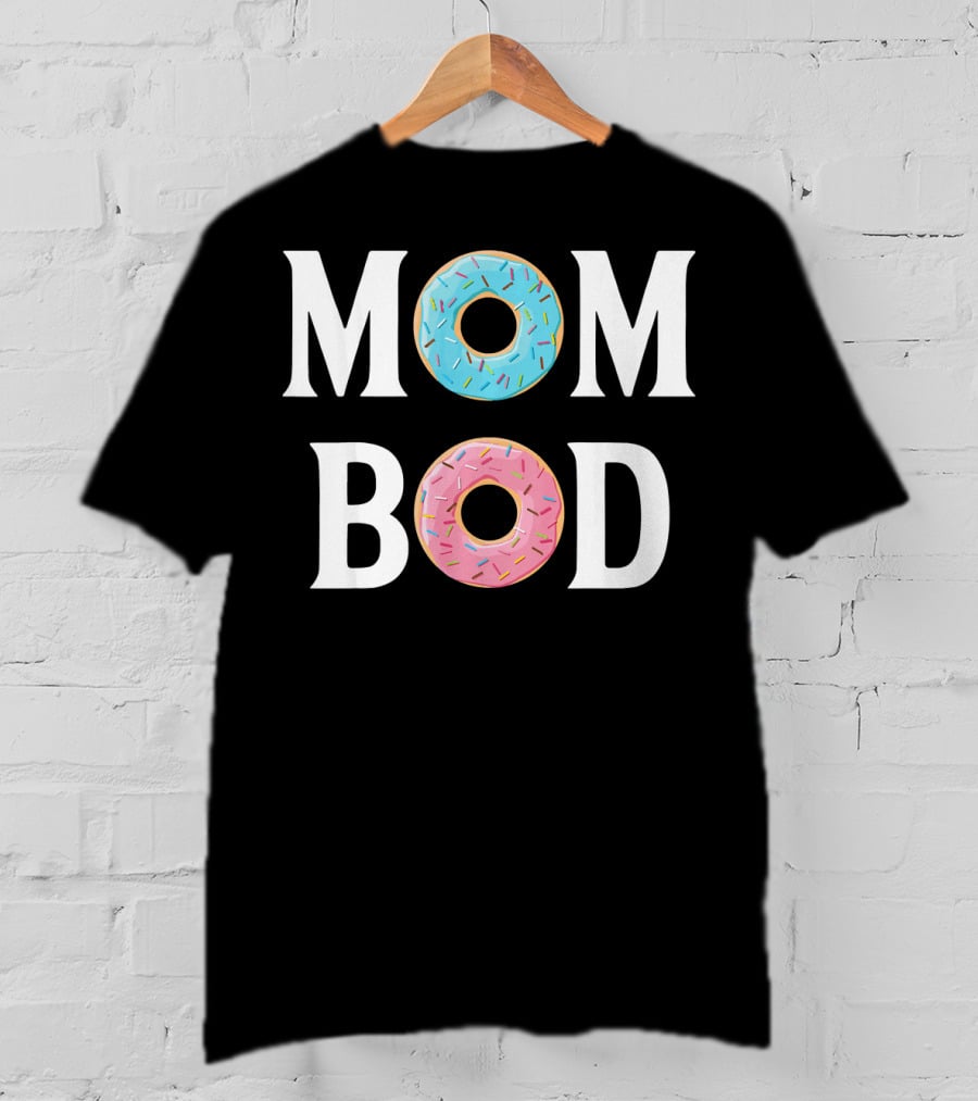 Mom Bod Donut Lover Sprinkle T-Shirt