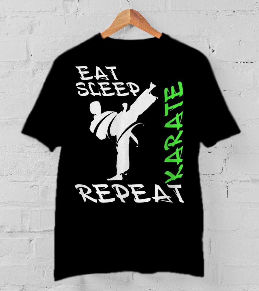 Eat Sleep Karate Repeat T-Shirt
