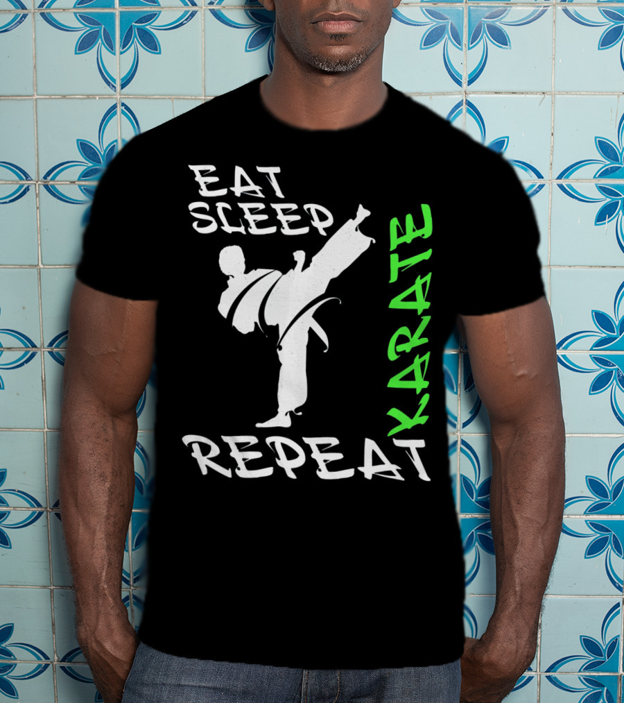 Eat Sleep Karate Repeat T-Shirt