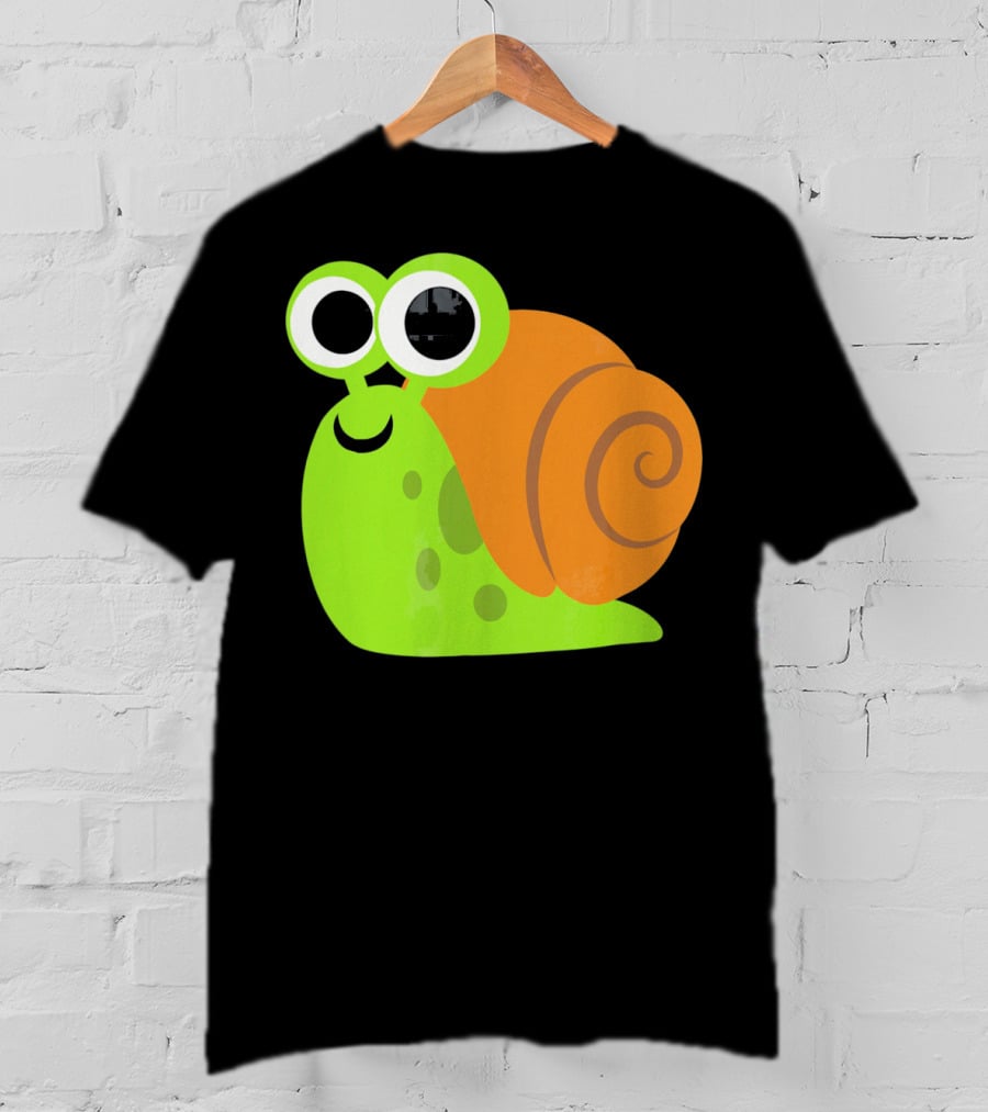 Cute Snail Emoji Lovers Shell T-Shirt