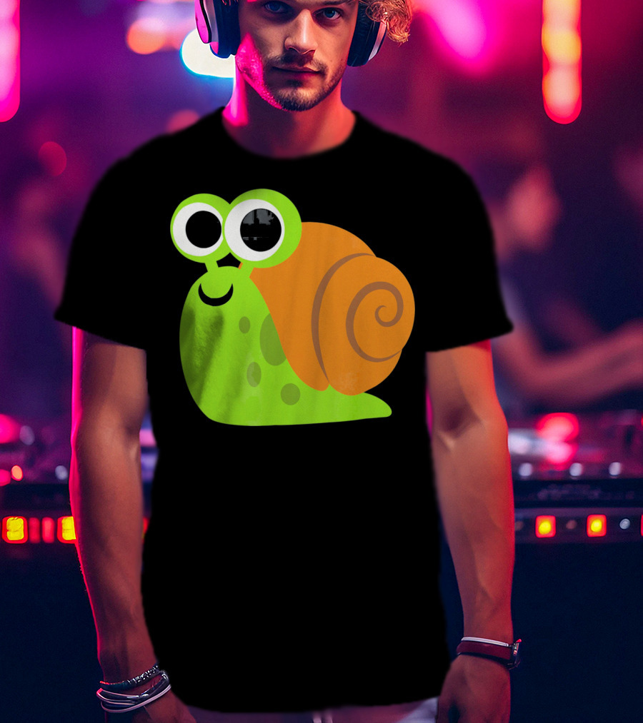 Cute Snail Emoji Lovers Shell T-Shirt