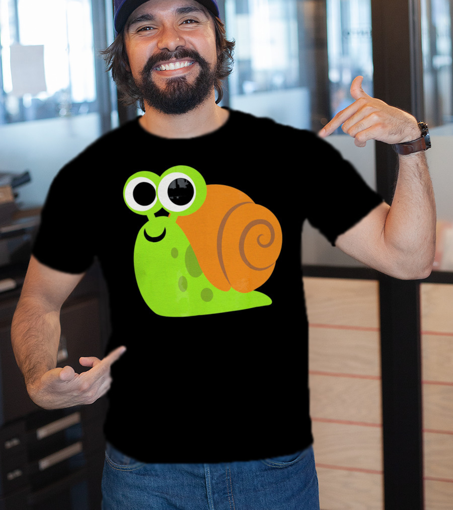 Cute Snail Emoji Lovers Shell T-Shirt