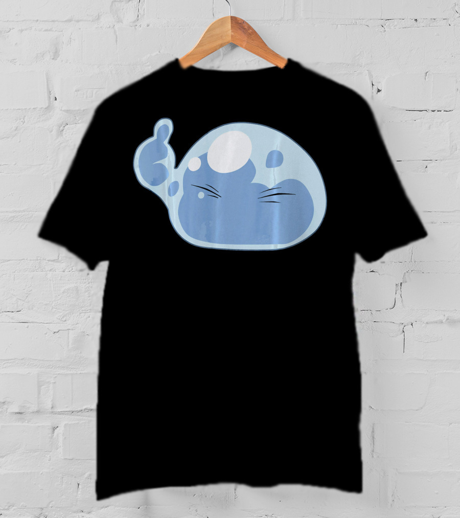 Thumbs Up Emoji Slime Anime Face T-Shirt