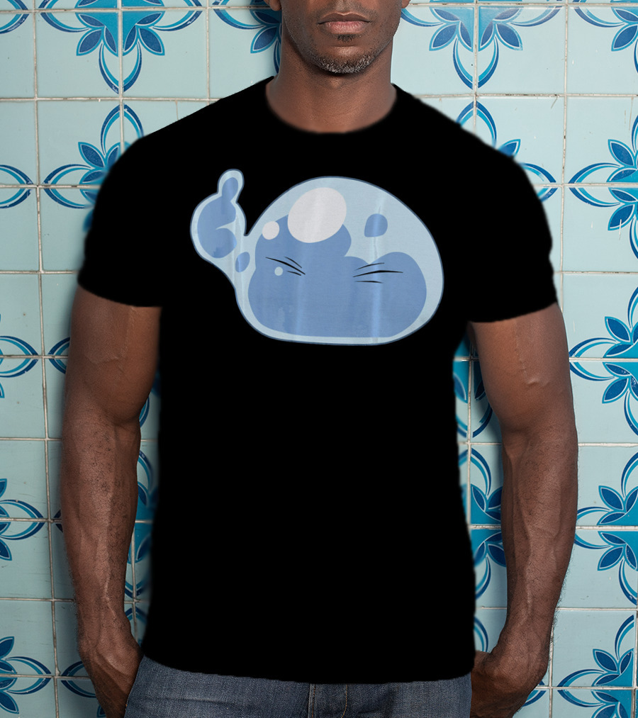 Thumbs Up Emoji Slime Anime Face T-Shirt
