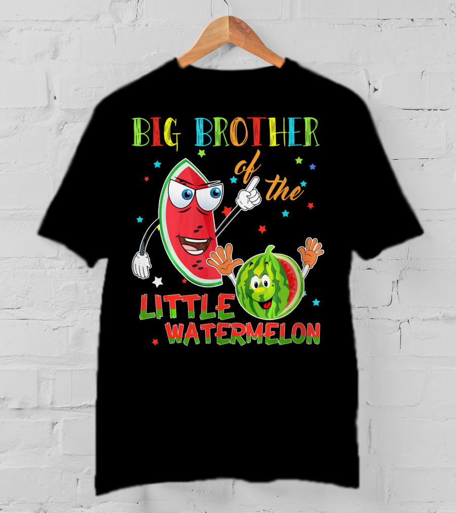 Big Brother Of The Little Watermelon Birthday T-Shirt