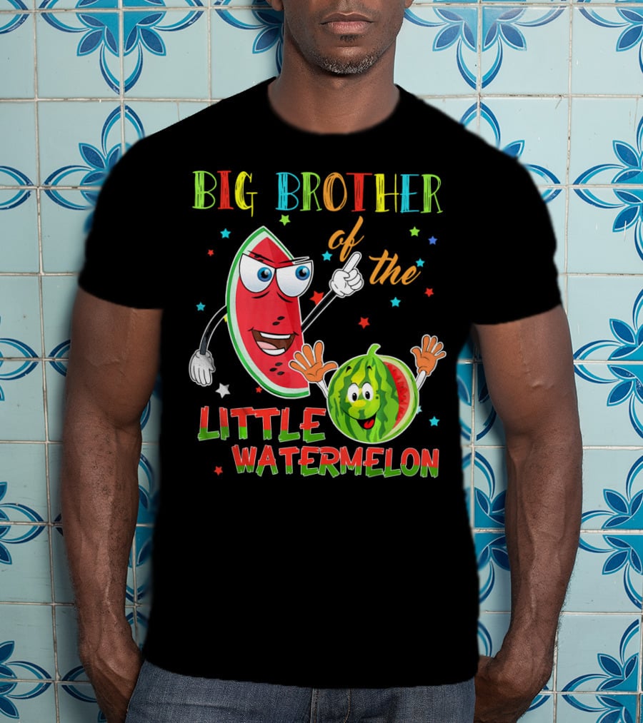 Big Brother Of The Little Watermelon Birthday T-Shirt