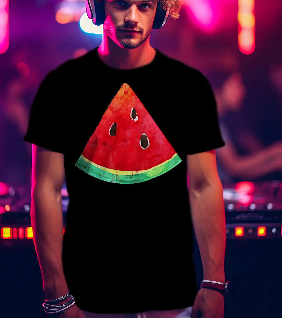Watermelon Slice Fun Fruit Group Costume T-Shirt