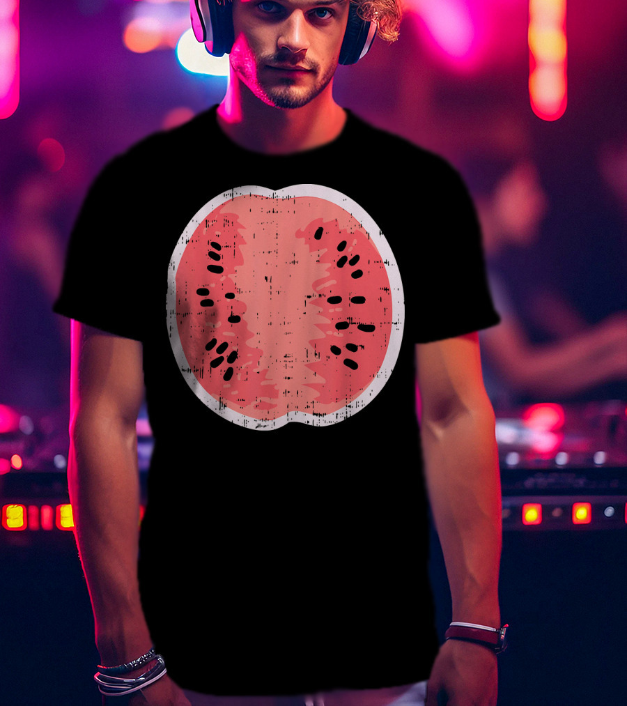 Watermelon Funny Fruit Lazy DIY Easy Food T-Shirt