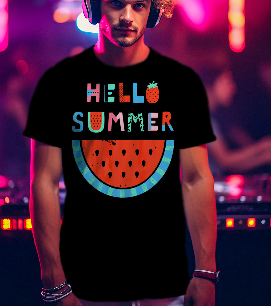 Hello Summer Fun Watermelon T-Shirt