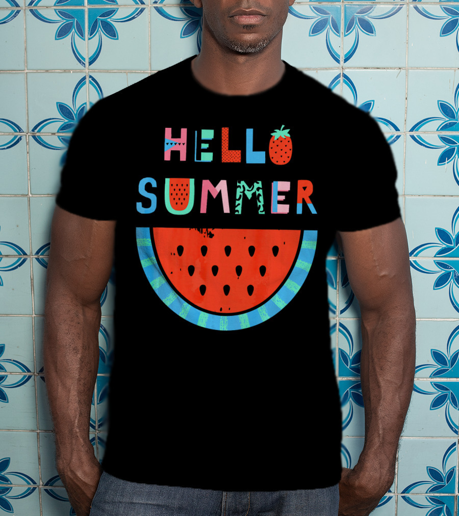 Hello Summer Fun Watermelon T-Shirt