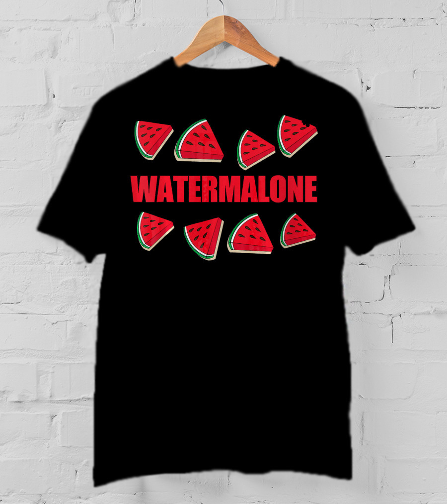 WATERMALONE Funny Watermelon Meme Fruit T-Shirt