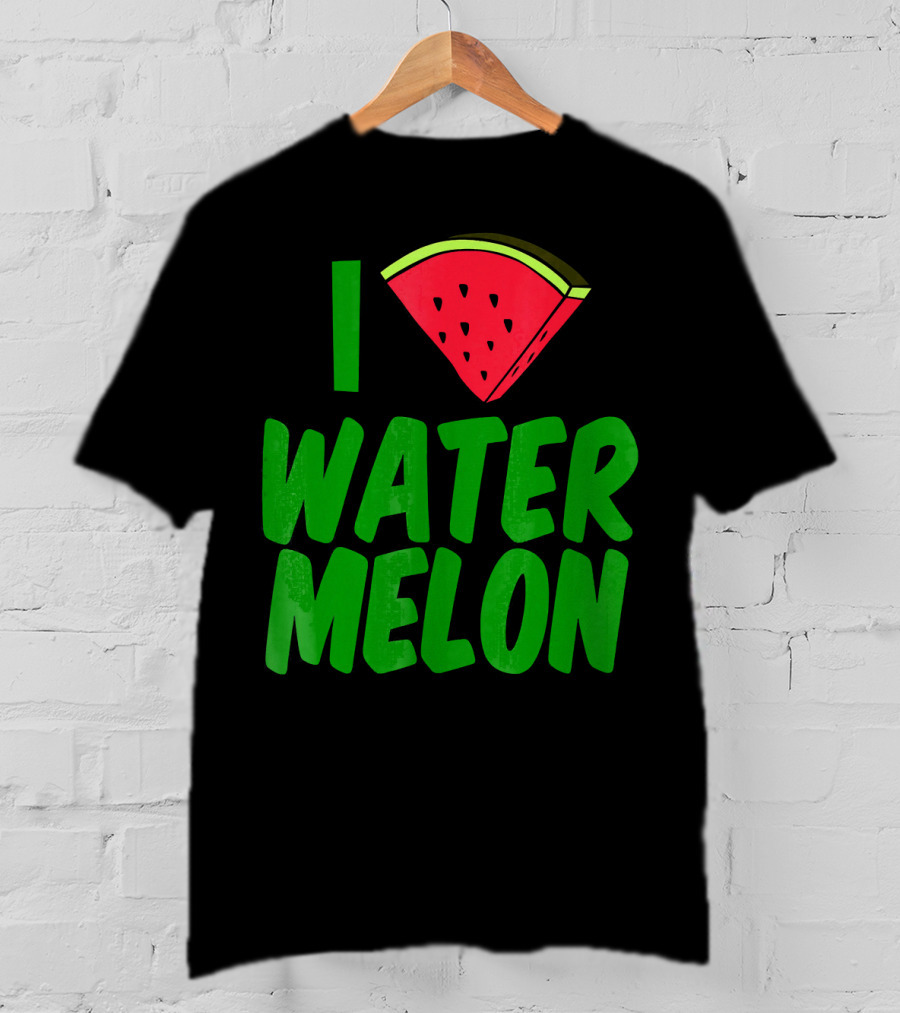 I Love Watermelon Slice Top T-Shirt