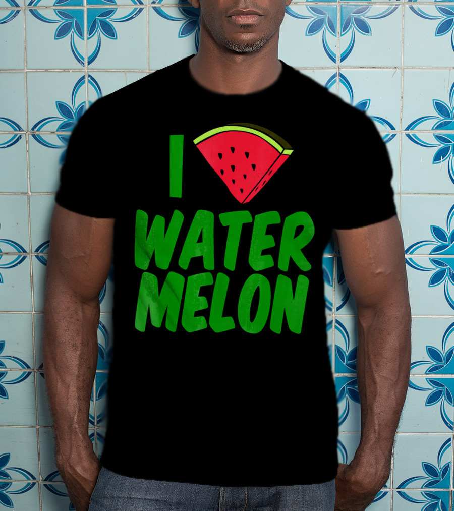 I Love Watermelon Slice Top T-Shirt