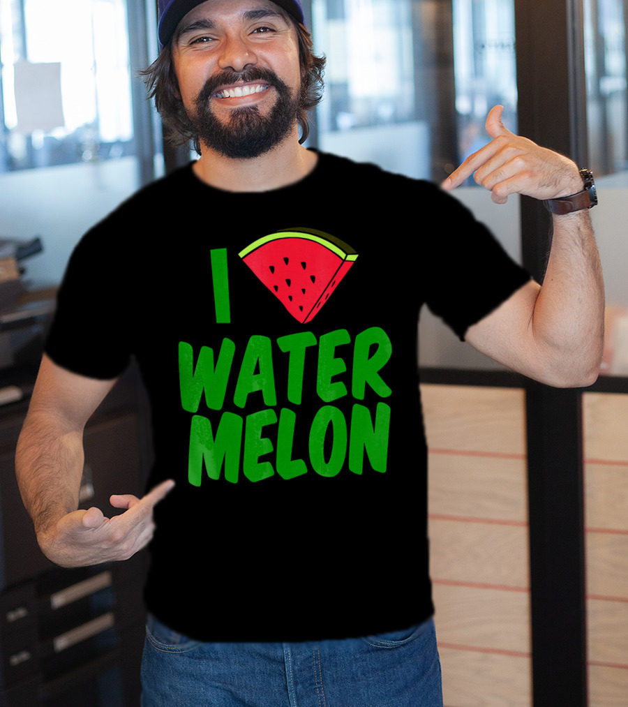 I Love Watermelon Slice Top T-Shirt