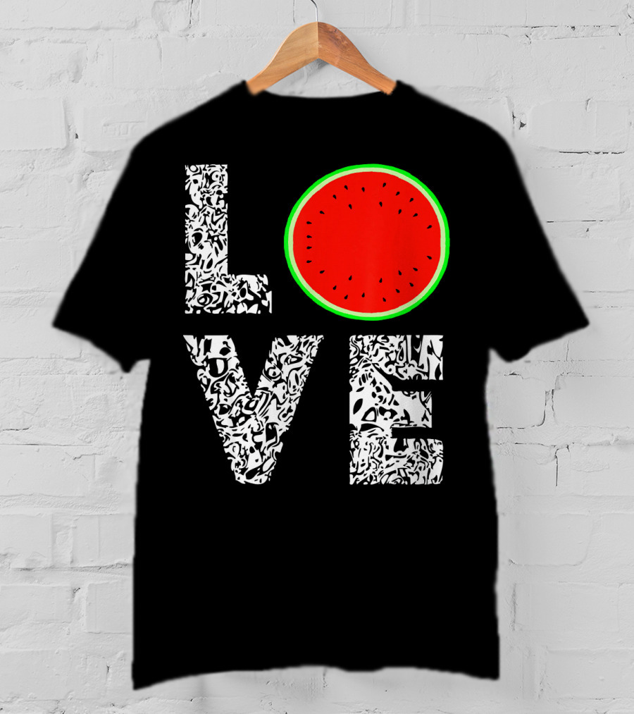 LOVE Watermelon Love Tropical Melon Summer T-Shirt