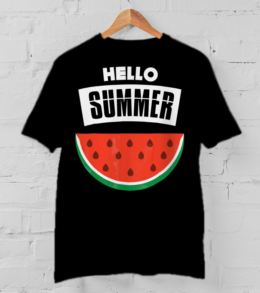Hello Summer Watermelon Slice T-Shirt