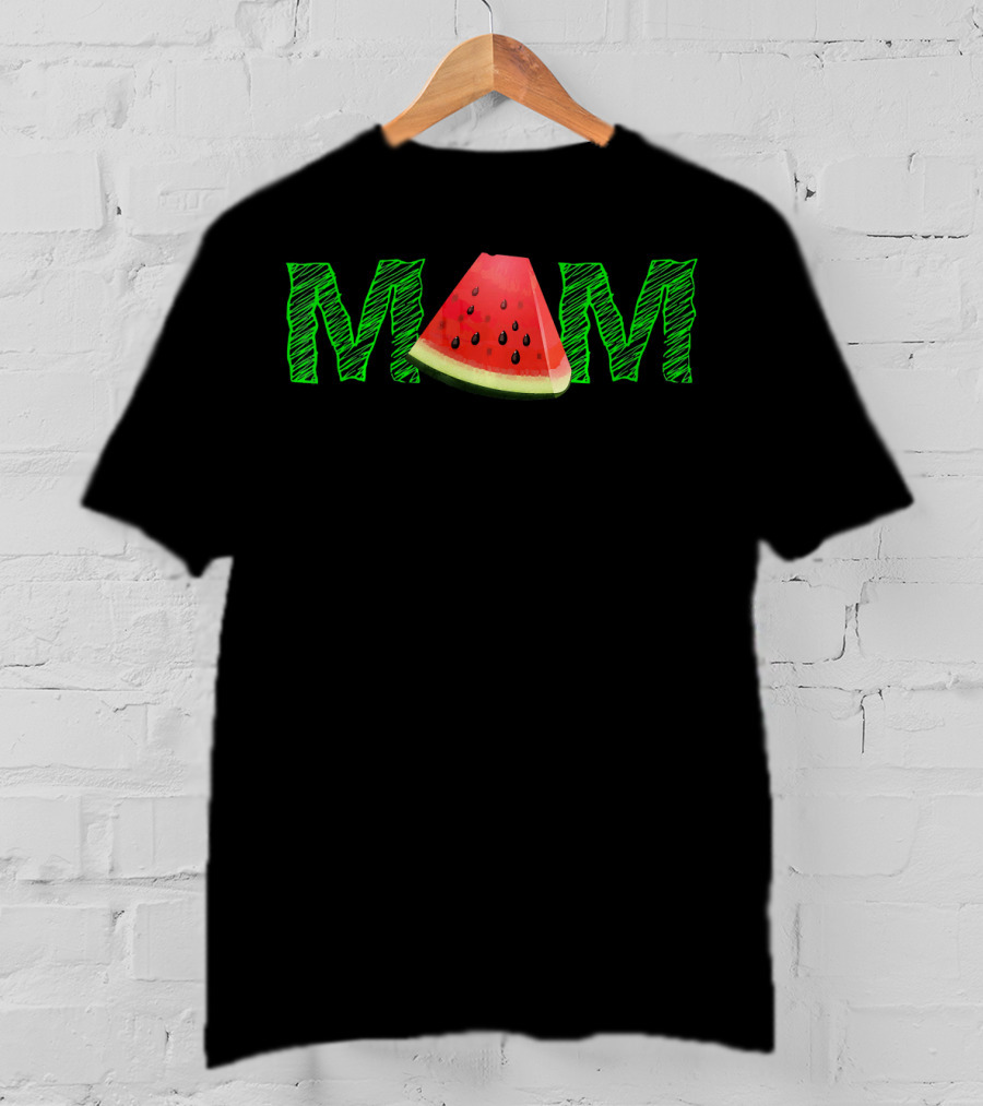 Watermelon Mom Tropical Summer Vibes T-Shirt