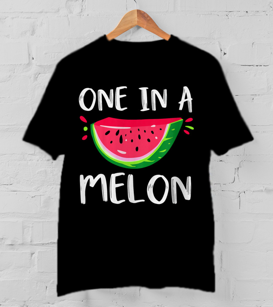 One In A Melon Kids Cute Watermelon Back To School T-Shirt