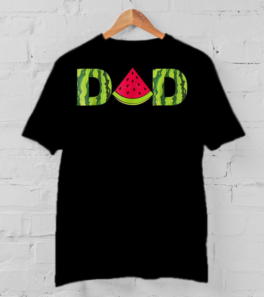 Dad Watermelon Middle T-Shirt