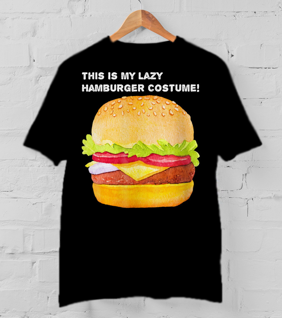 This Is My Lazy Hamburger Costume T-Shirt