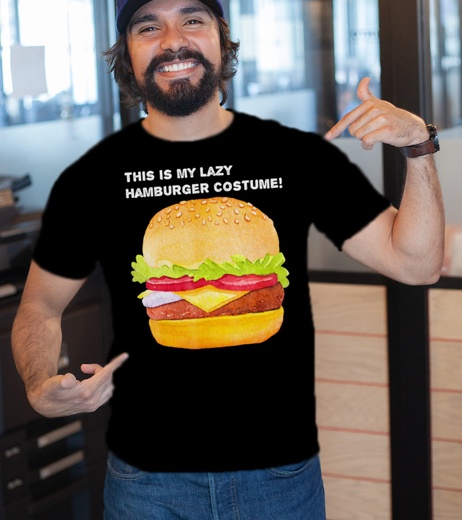 This Is My Lazy Hamburger Costume T-Shirt