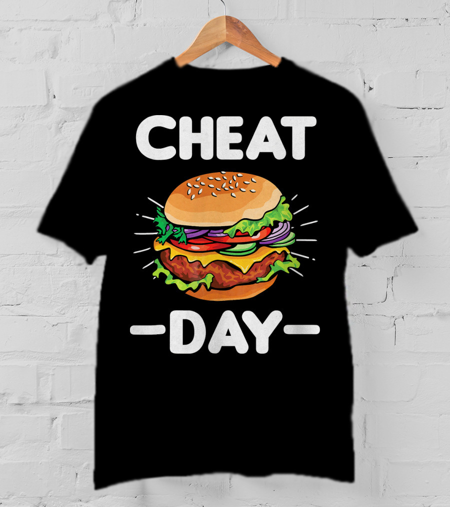 Cheat Day Funny Cheeseburger Ham T-Shirt