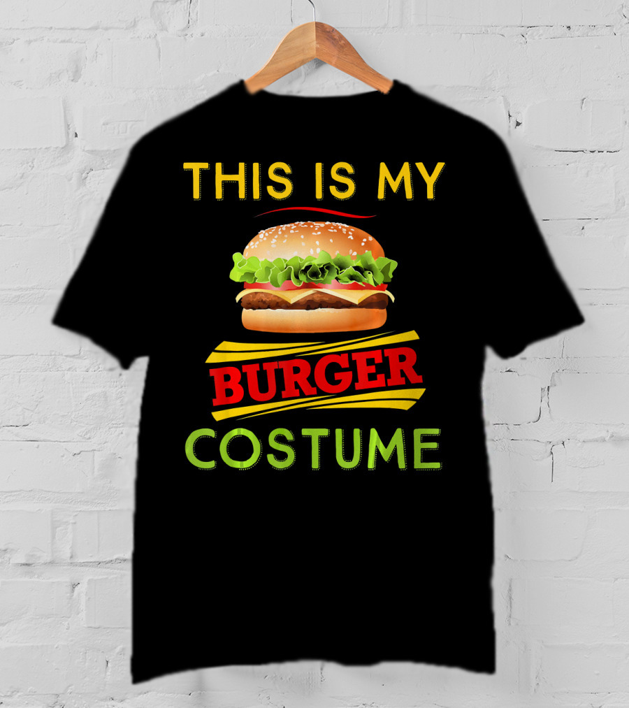 This Is My Burger Costume Halloween T-Shirt