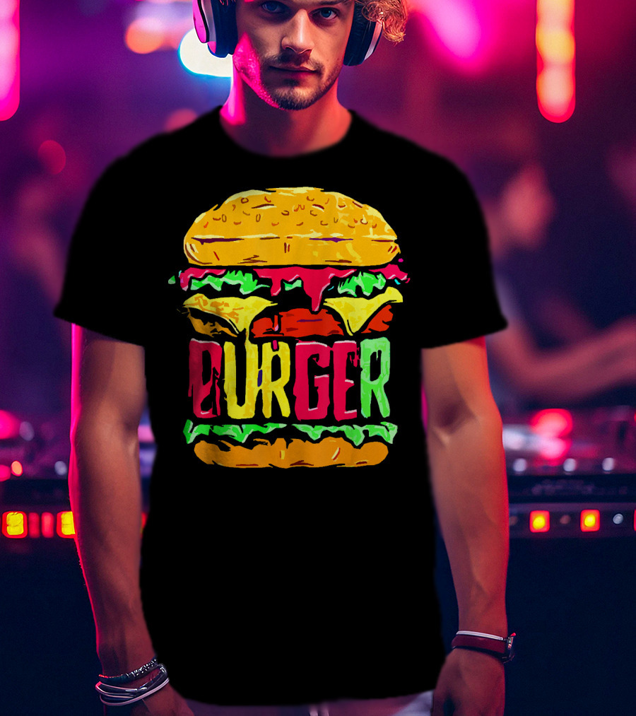 Burger Layers Giant Hamburger T-Shirt