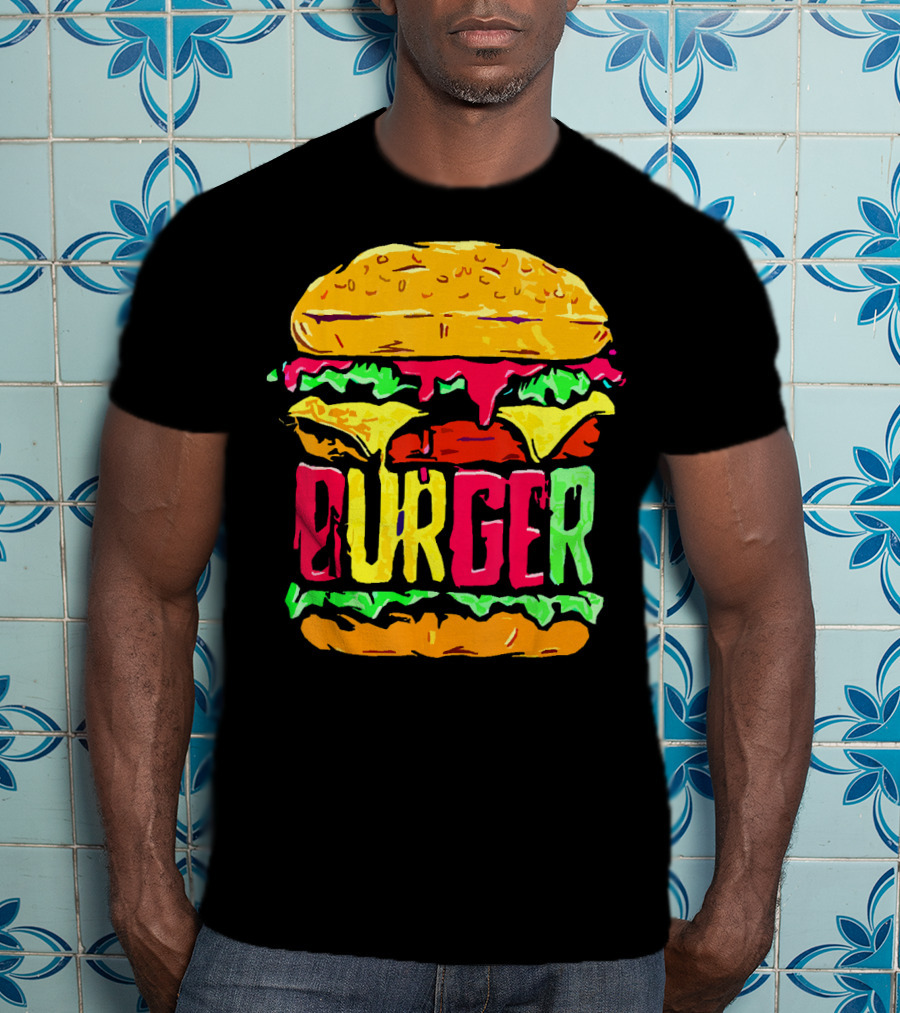 Burger Layers Giant Hamburger T-Shirt