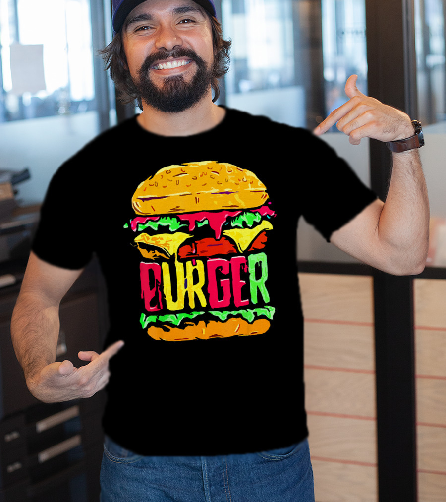 Burger Layers Giant Hamburger T-Shirt