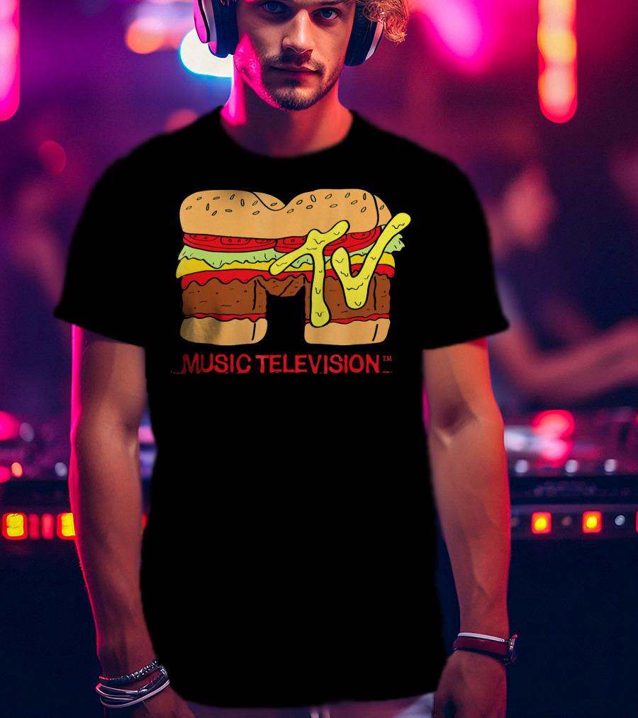 MTV Music Television Hamburger T-Shirt