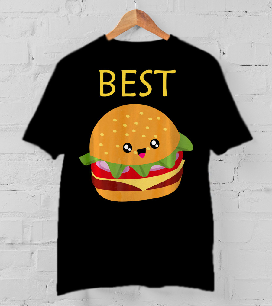 BEST Matching Set Burger And Fries T-Shirt