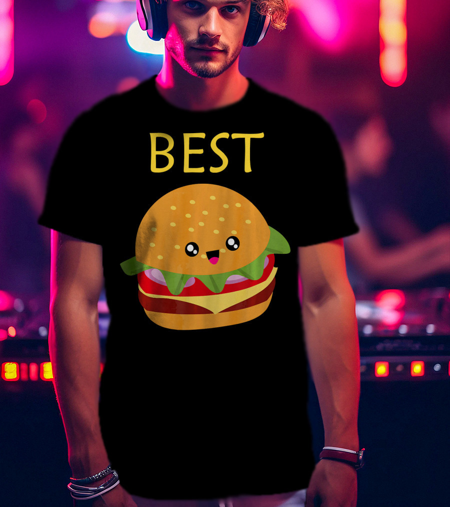 BEST Matching Set Burger And Fries T-Shirt
